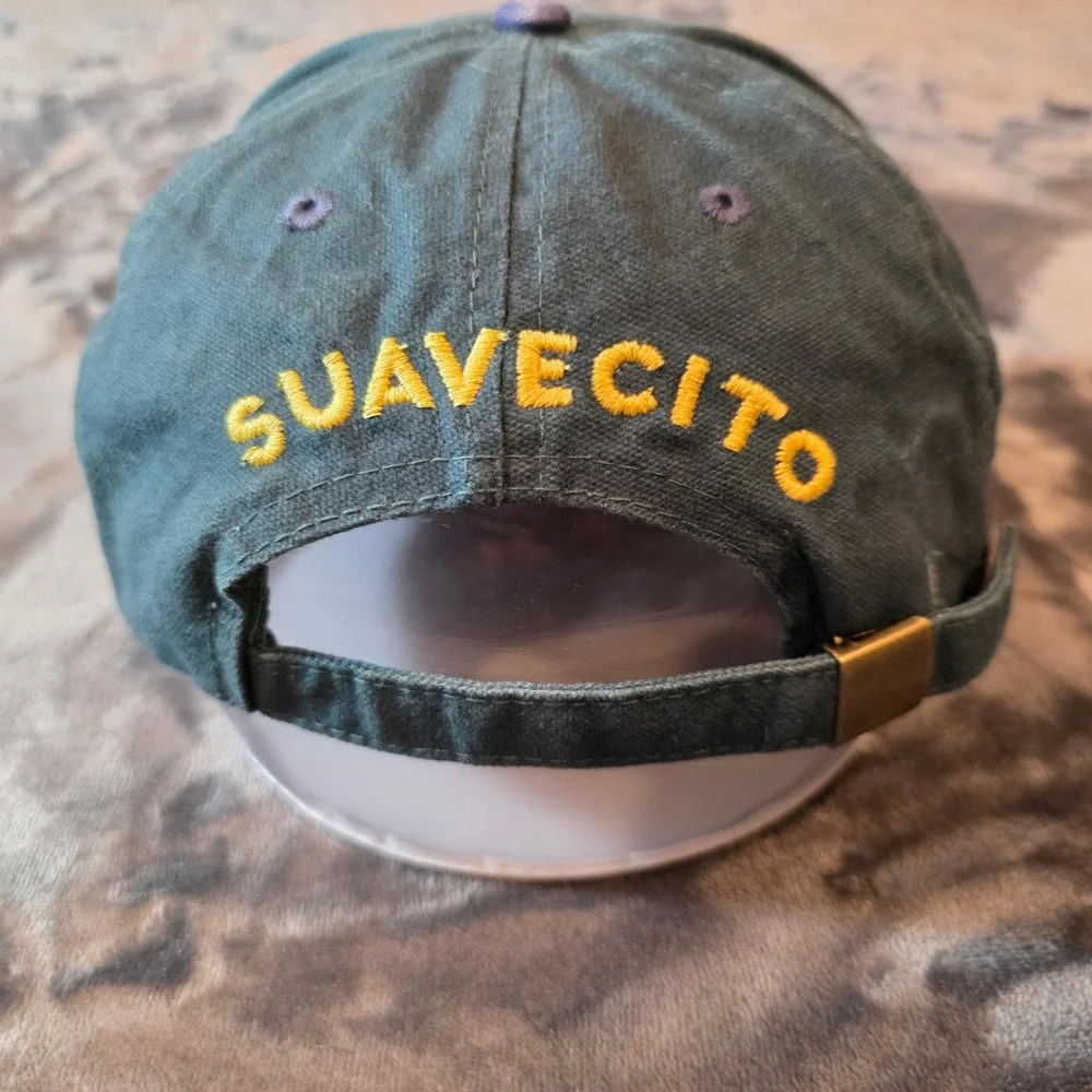 Suavecito Premium Blends Otto Cap Green Navy Blue Yellow Embroidered Hat OSFM